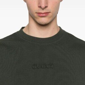 Gucci Black T-shirt Black Logo - Discreet Essential - Size L